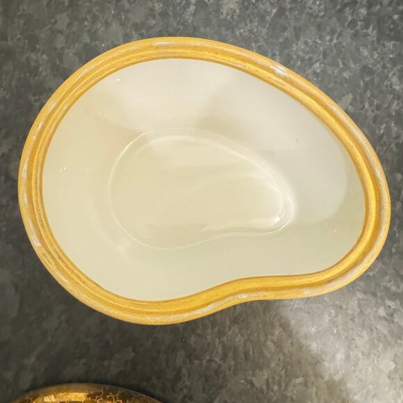 VTG Elynor China 24-Karat Gold-Plated Lidded Dish Vintage MCM Hollywood Regency - Picture 3 of 11